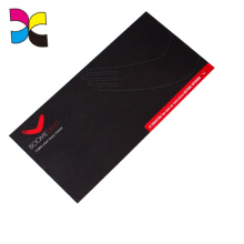 Wholesale custom logo design,Black and red printing,Chinese style paper envelope